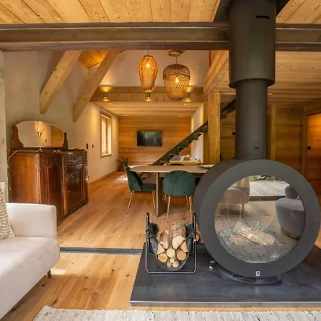 Eden Spacieux Vues Jacuzzi Cheminee Bbq Alpesi faház Chamonix