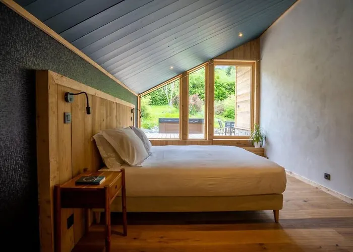 Eden Spacieux Vues Jacuzzi Cheminee Bbq * 霞慕尼