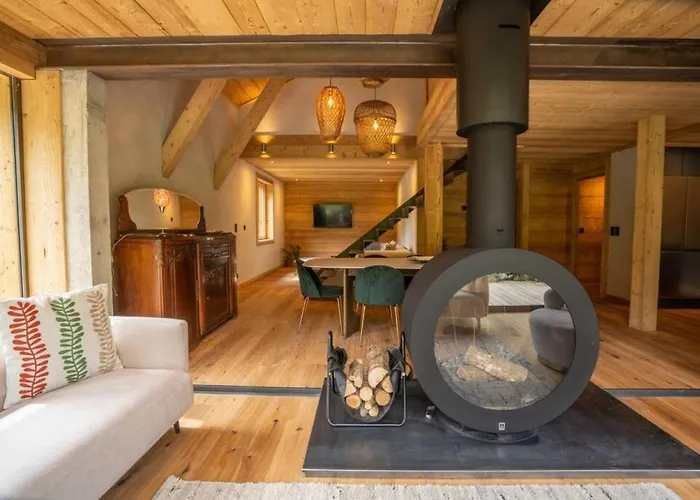 Eden Spacieux Vues Jacuzzi Cheminee Bbq Chalet Chamonix